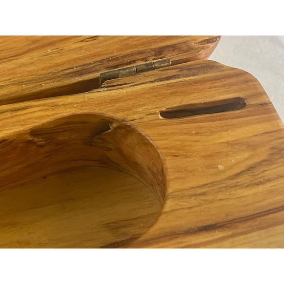 Trails End Colorado Rustic Live Edge Wood Log Hinged Keepsake Box 00845 - Picture 3 of 11